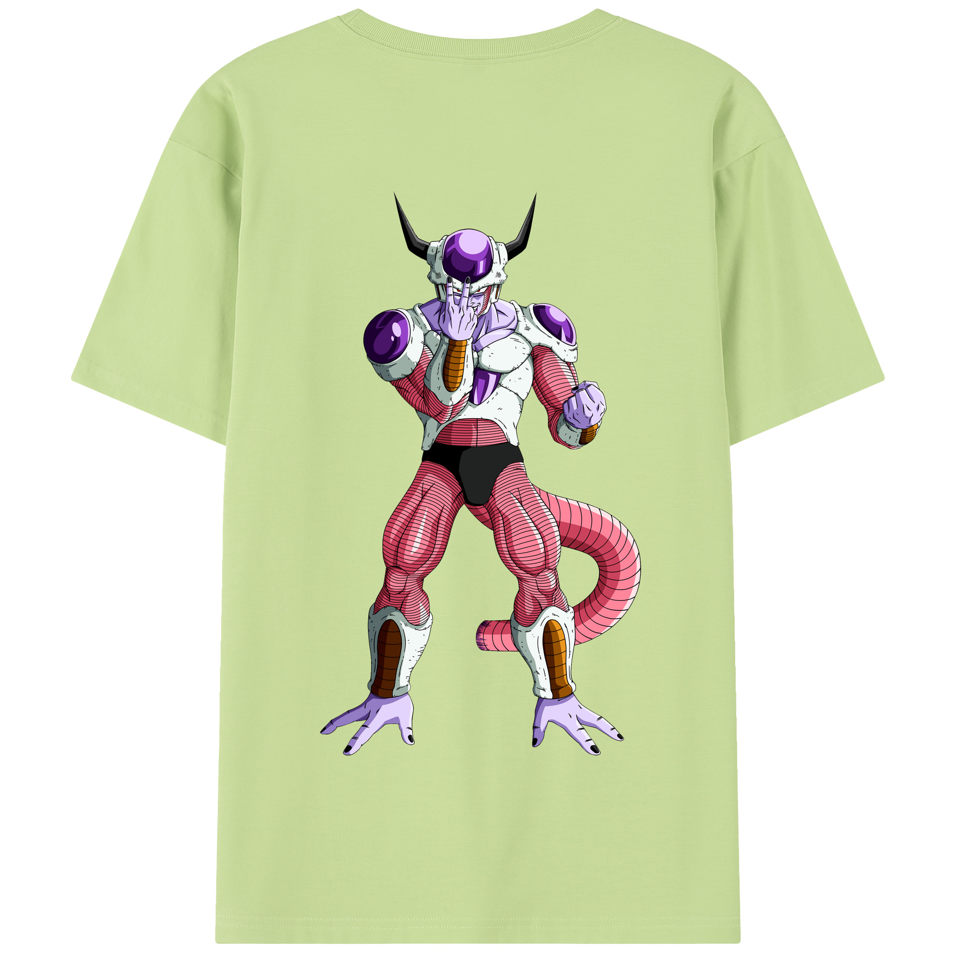 （画像用） ドラゴンボール フリーザ DRAGON BALL Frieza 綿100％半袖Tシャツ（背面プリント）